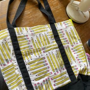 Dollar spot pencil tote *used
